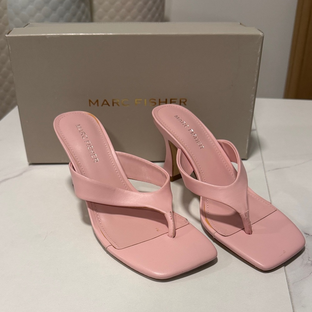 Marc Fisher Blush Pink Heeled Sandals